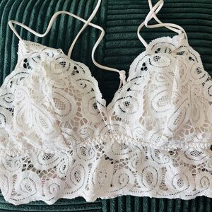 White Lace Bralette VS